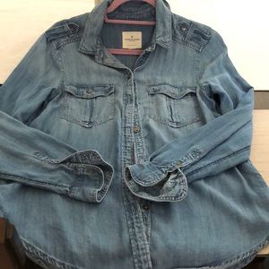 Denim blouse